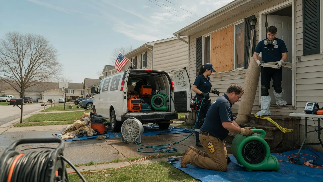 Water Damage Restoration in New Ulm, TX near me
